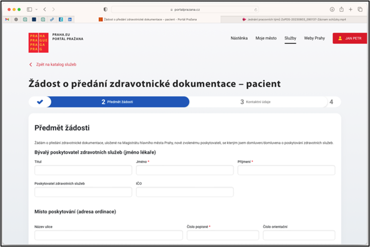 Zadost-o-predani-zdravotnicke-dokumentace-pacient
